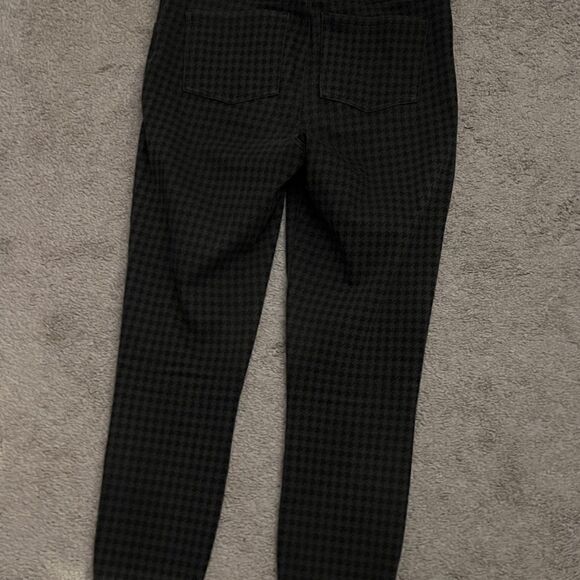 Super cute Grey and black Spanx houndstooth pants size large - Picture 3 of 6